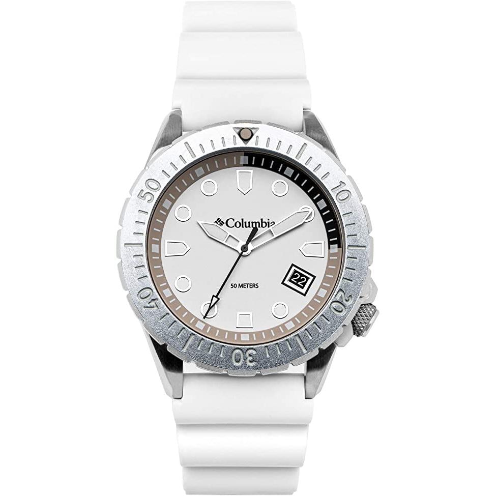 Columbia Pacific Outlander 42mm Men's White Watch