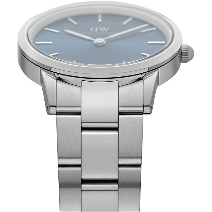Daniel Wellington Iconic Link Arctic  Ladies Silver Watch
