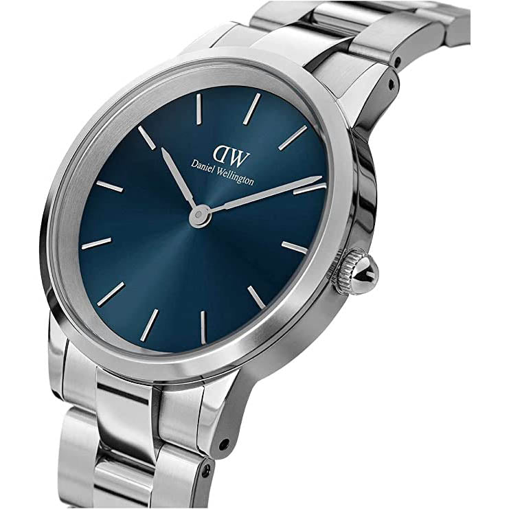 Daniel Wellington Iconic Link Arctic  Ladies Silver Watch