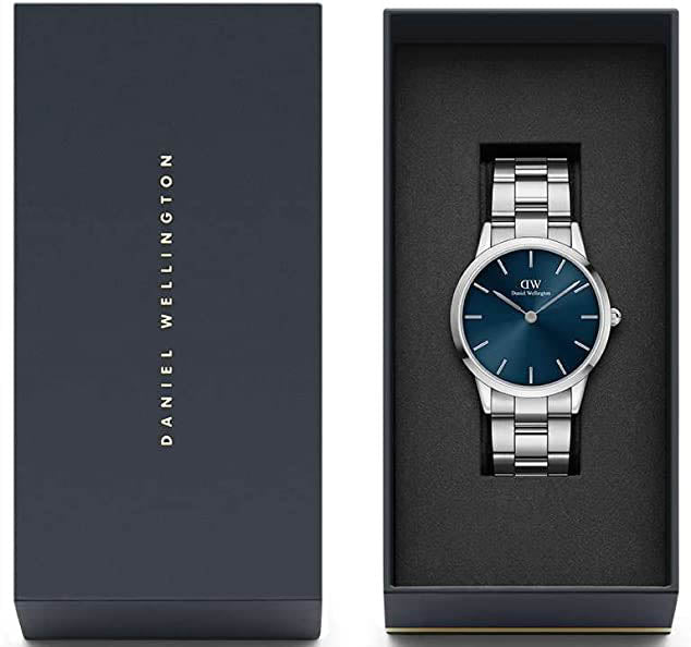 Daniel Wellington Iconic Link Arctic  Ladies Silver Watch