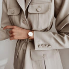 Daniel Wellington Iconic Link Ladies Rose Gold Watch