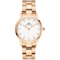 Daniel Wellington Iconic Link Ladies Rose Gold Watch