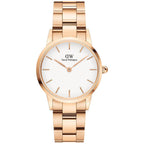 Daniel Wellington Iconic Link Ladies Rose Gold Watch