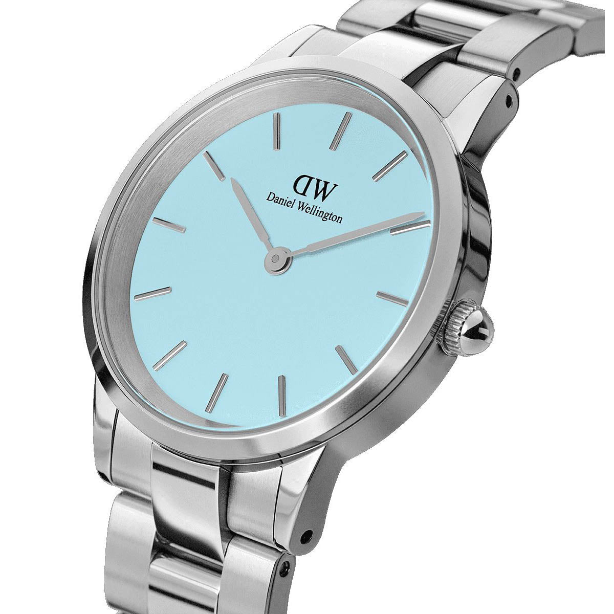 Daniel Wellington Iconic Link  Ladies Silver Watch