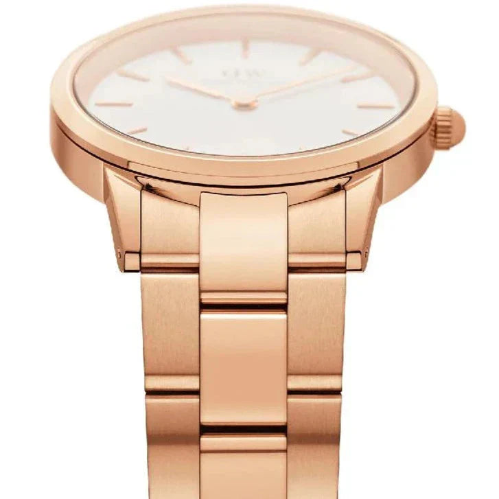 Daniel Wellington Iconic Link Men's Rose Gold Watch