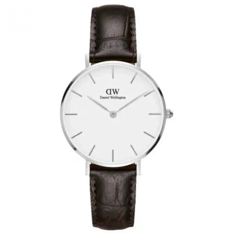 Daniel Wellington Petite York  Ladies Silver Watch