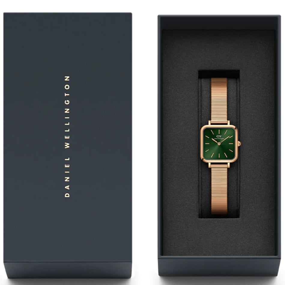 Daniel Wellington Quadro Studio Ladies Rose Gold Watch