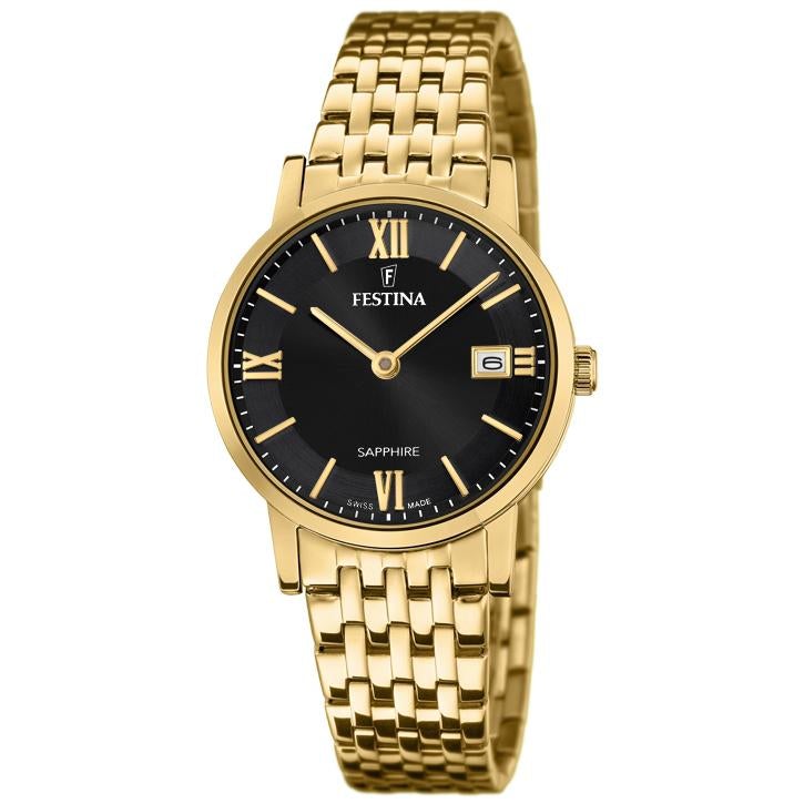 Festina Ladies Gold Swiss Made Watch