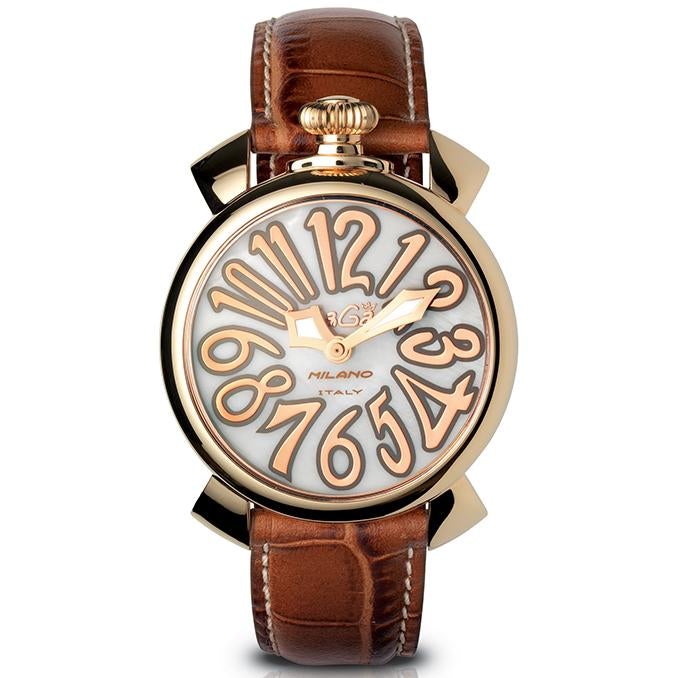 Gaga Milano Ladies Brown Manuale Watch