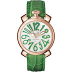 Gaga Milano Ladies Green Manuale Watch