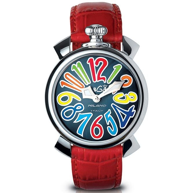 Gaga Milano Ladies Red Manuale Steel Watch