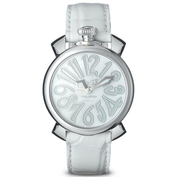 Gaga Milano Ladies White Manuale Watch