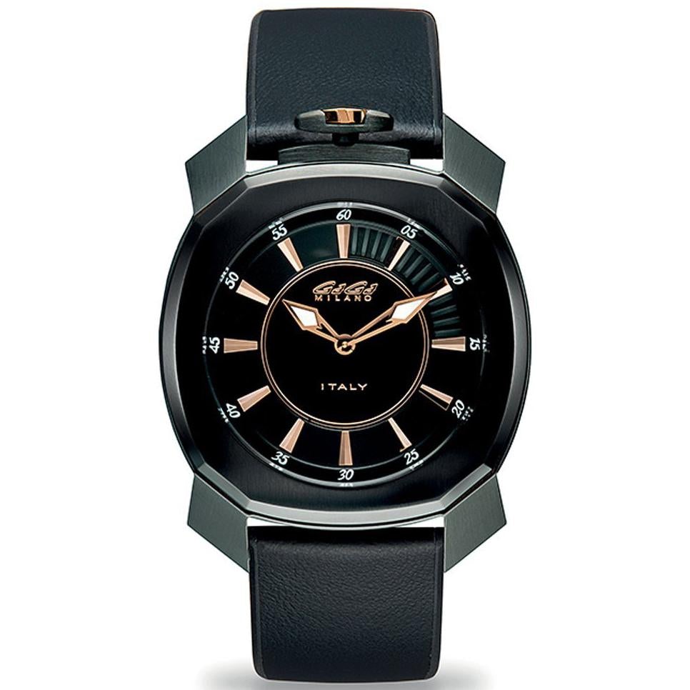 Gaga Milano Men's Black Frame One Watch