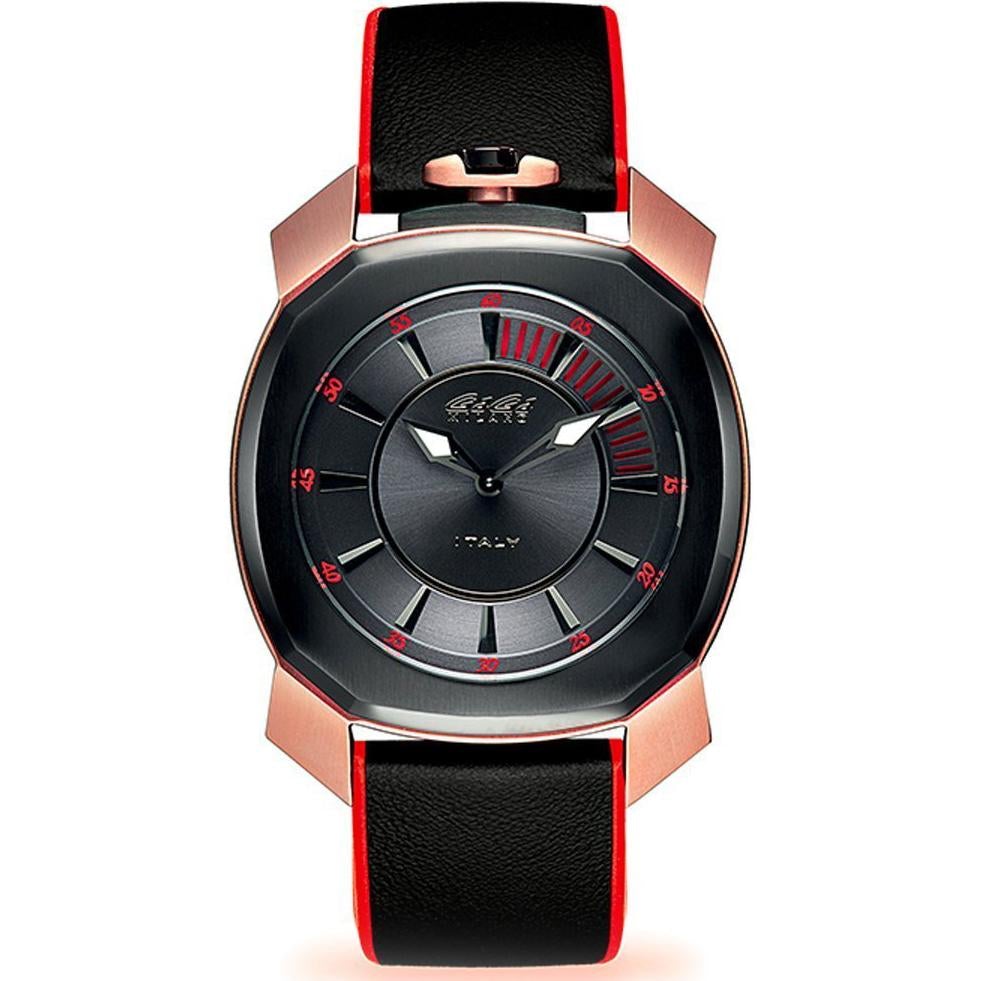 Gaga Milano Men's Black Frame One Watch