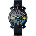 Gaga Milano Men's Black Slim Watch