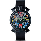 Gaga Milano Men's Black Slim Watch