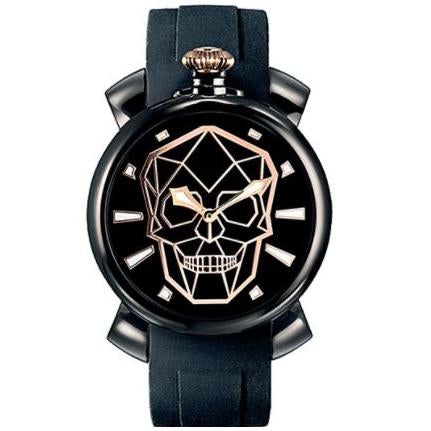 Gaga Milano Men's Black Slim Watch