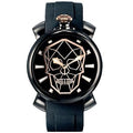 Gaga Milano Men's Black Slim Watch