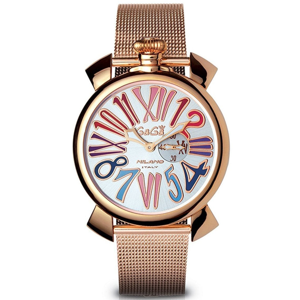 Gaga Milano Men's Rose Gold Slim Watch