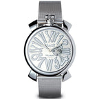Gaga Milano Men's White Slim Watch