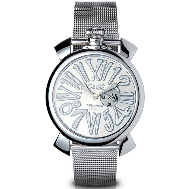 Gaga Milano Men's White Slim Watch
