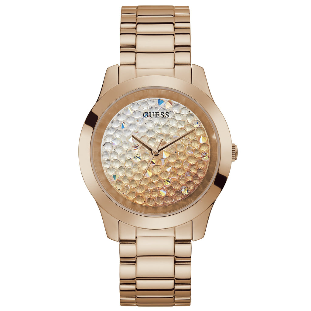 Guess Ladies Rose Gold Crush Watch
