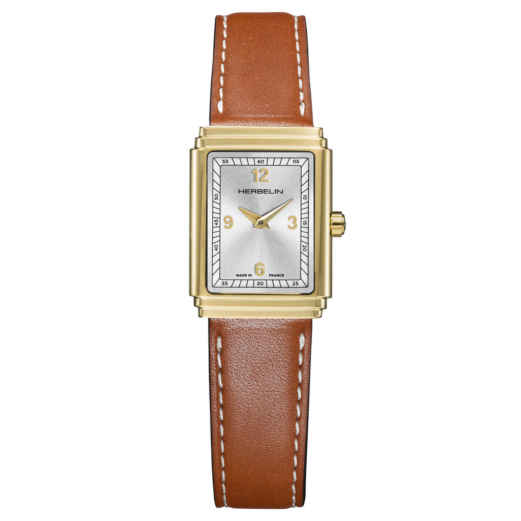 Herbelin Art Deco Ladies Brown Watch