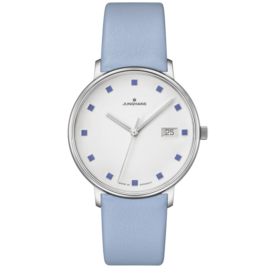 Junghans FORM Damen Ladies White/Blue Watch