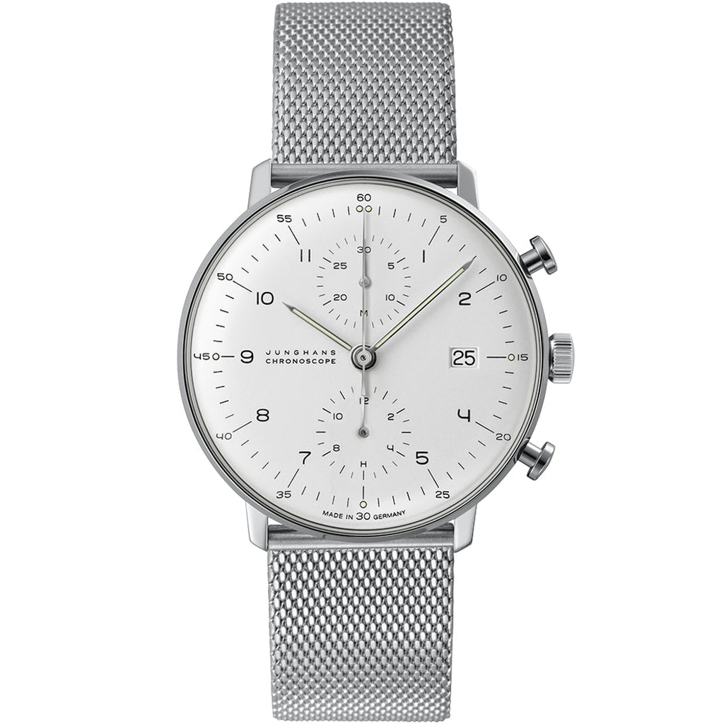 Junghans Max Bill Chronoscope Men's Silver Watch