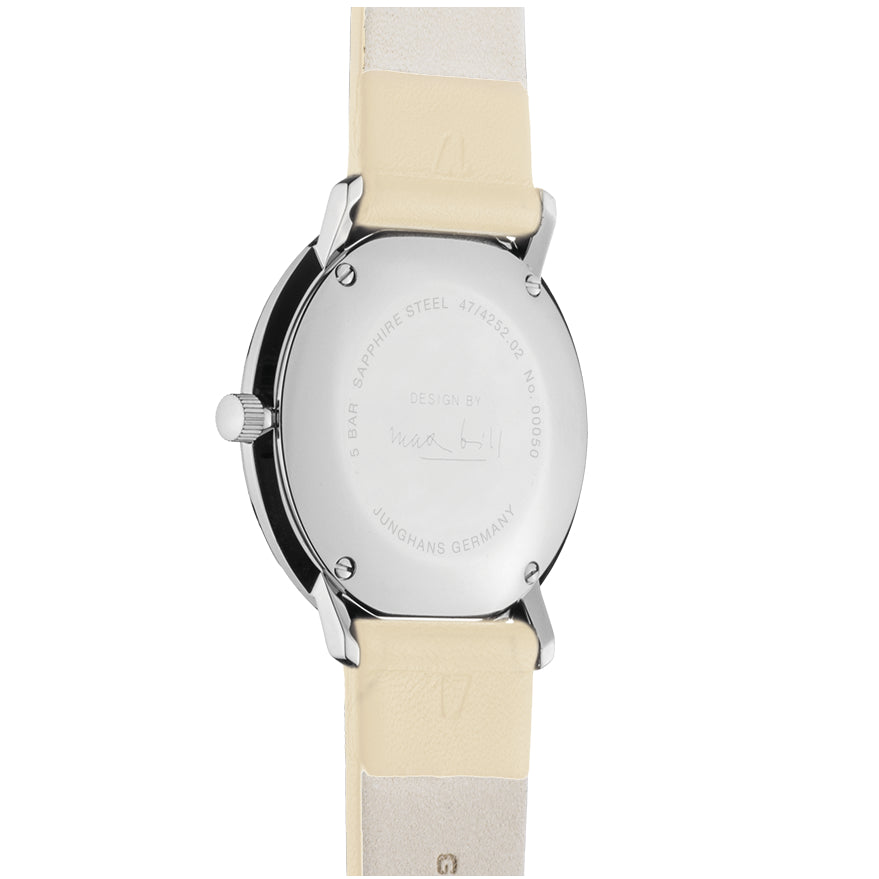 Junghans Max Bill Damen Ladies White/Beige Watch
