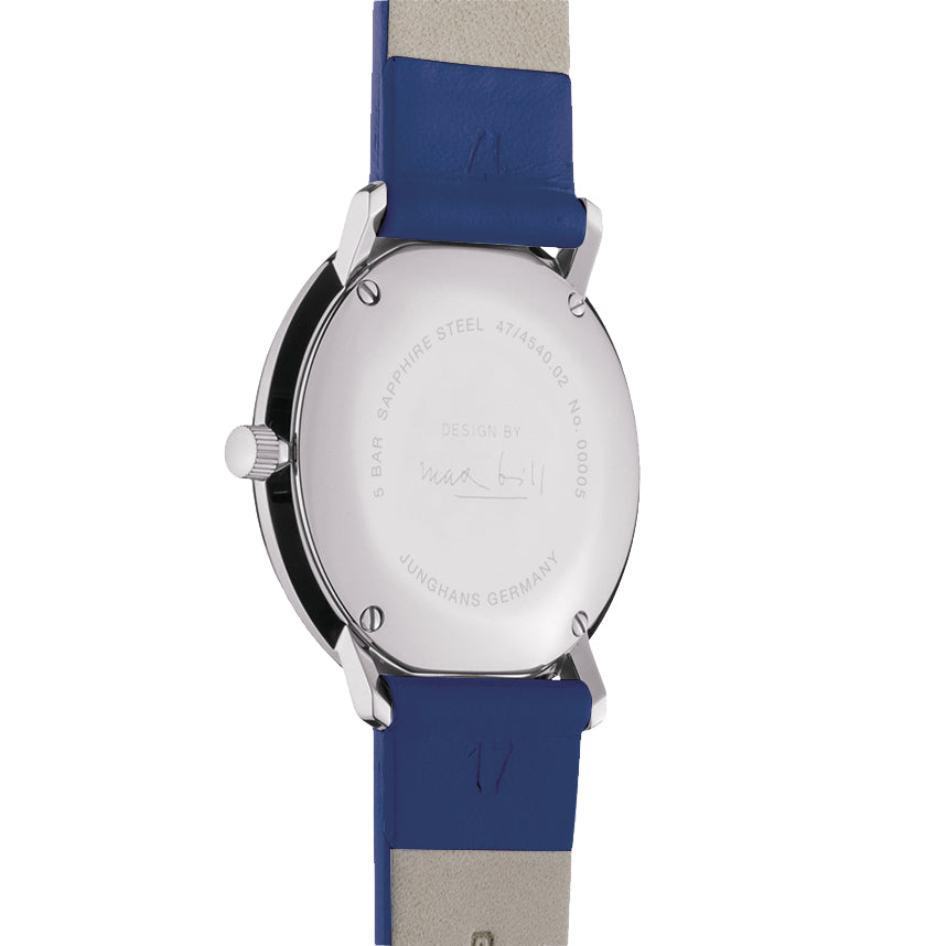 Junghans Max Bill Damen Men's White/Blue Watch