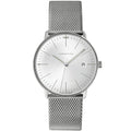 Junghans Max Bill Quartz Gent's White Steel Watch
