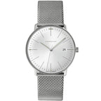 Junghans Max Bill Quartz Gent's White Steel Watch