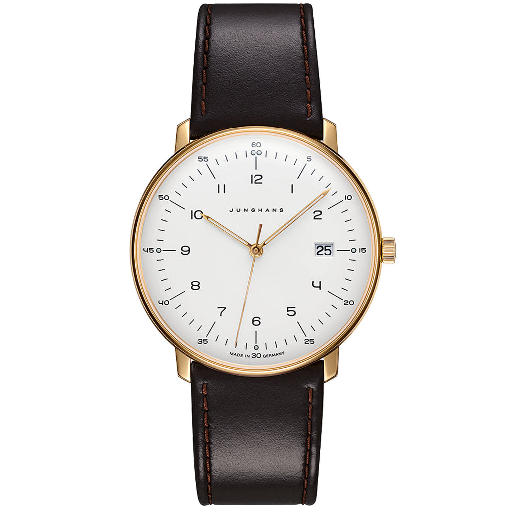 Junghans Max Bill Quartz Men's White/Gold Watch