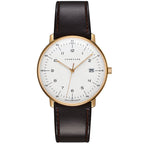Junghans Max Bill Quartz Men's White/Gold Watch
