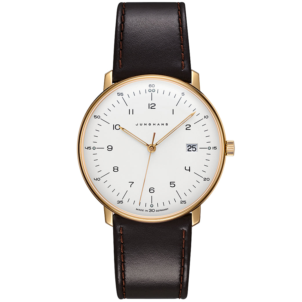 Junghans Max Bill Quartz Men's White/Gold Watch
