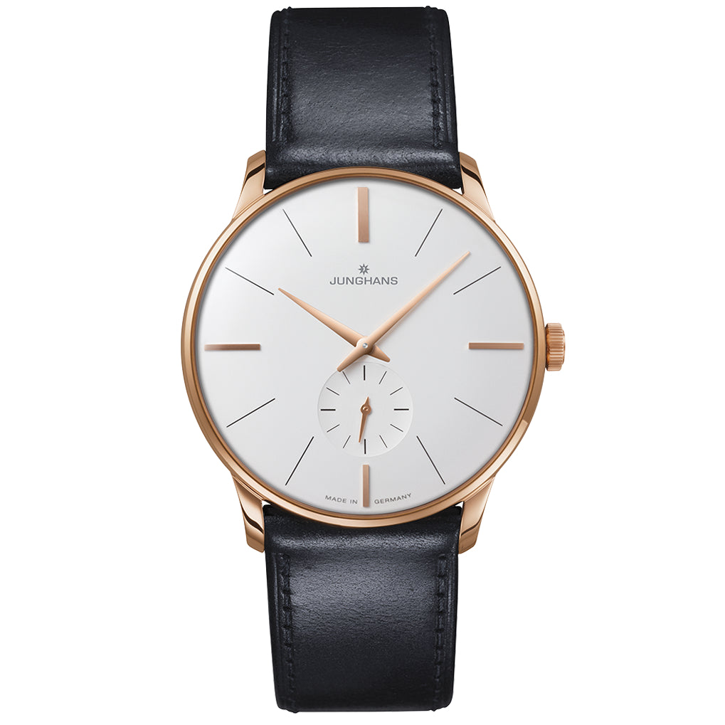 Junghans Meister Handwinding Unisex White/Rose Gold Watch