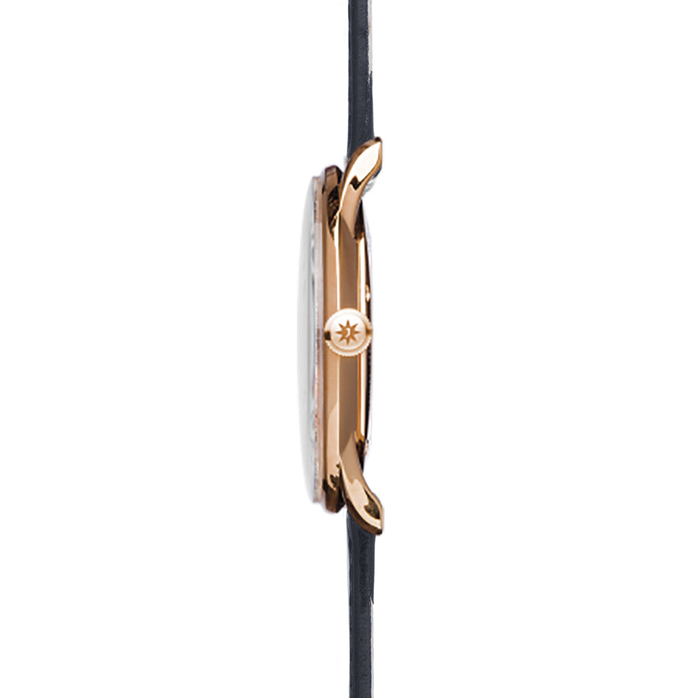 Junghans Meister Handwinding Unisex White/Rose Gold Watch