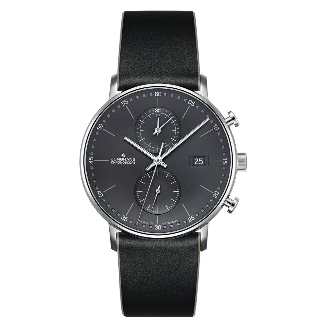 Junghans Men's Form C Chronoscope Men's Black Watch