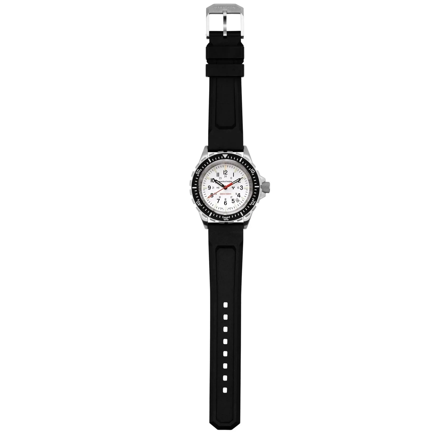 Marathon Arctic Edition Large Diver's Quartz (TSAR) - 41mm White Dial No Government Markings Stainless Steel WW194007-WD