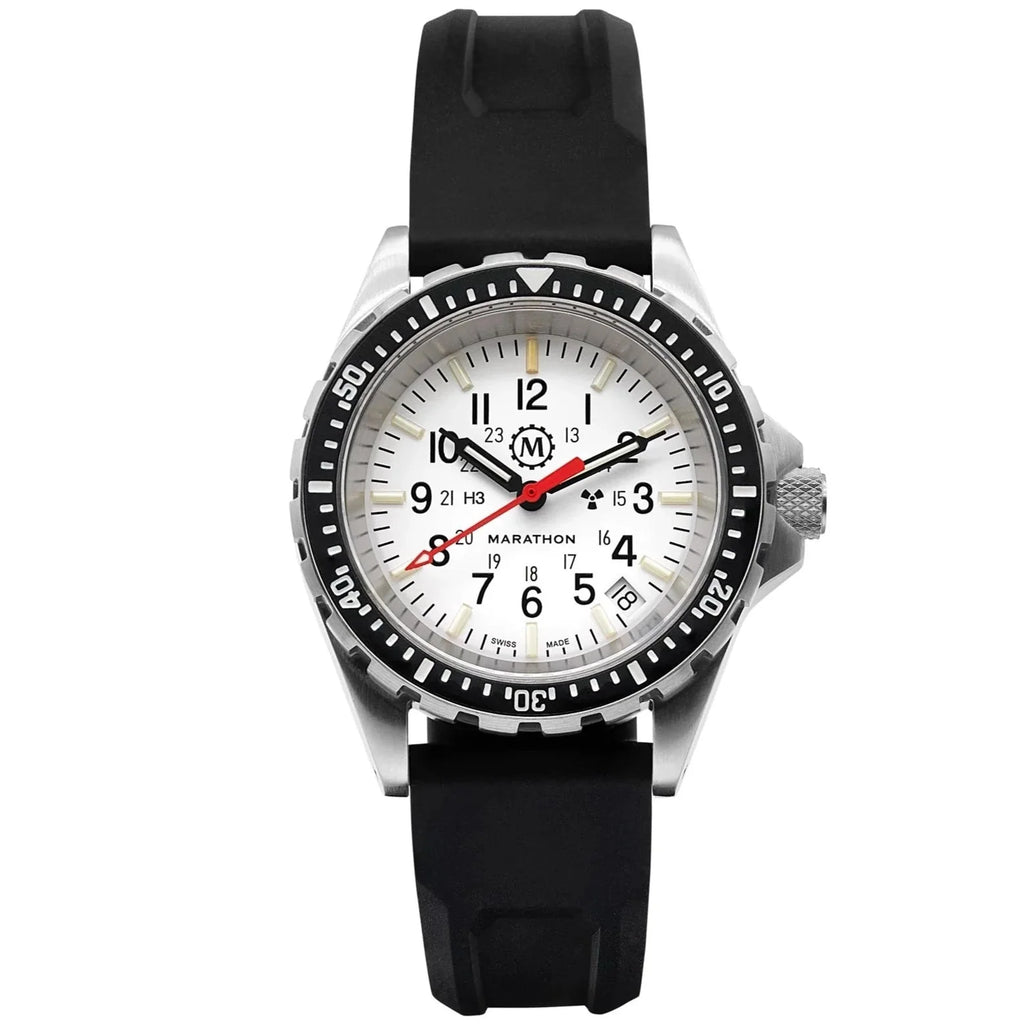 Marathon Arctic Edition Medium Diver's Quartz (MSAR Quartz) - 36mm White Dial No Government Markings Stainless Steel WW194027-WD