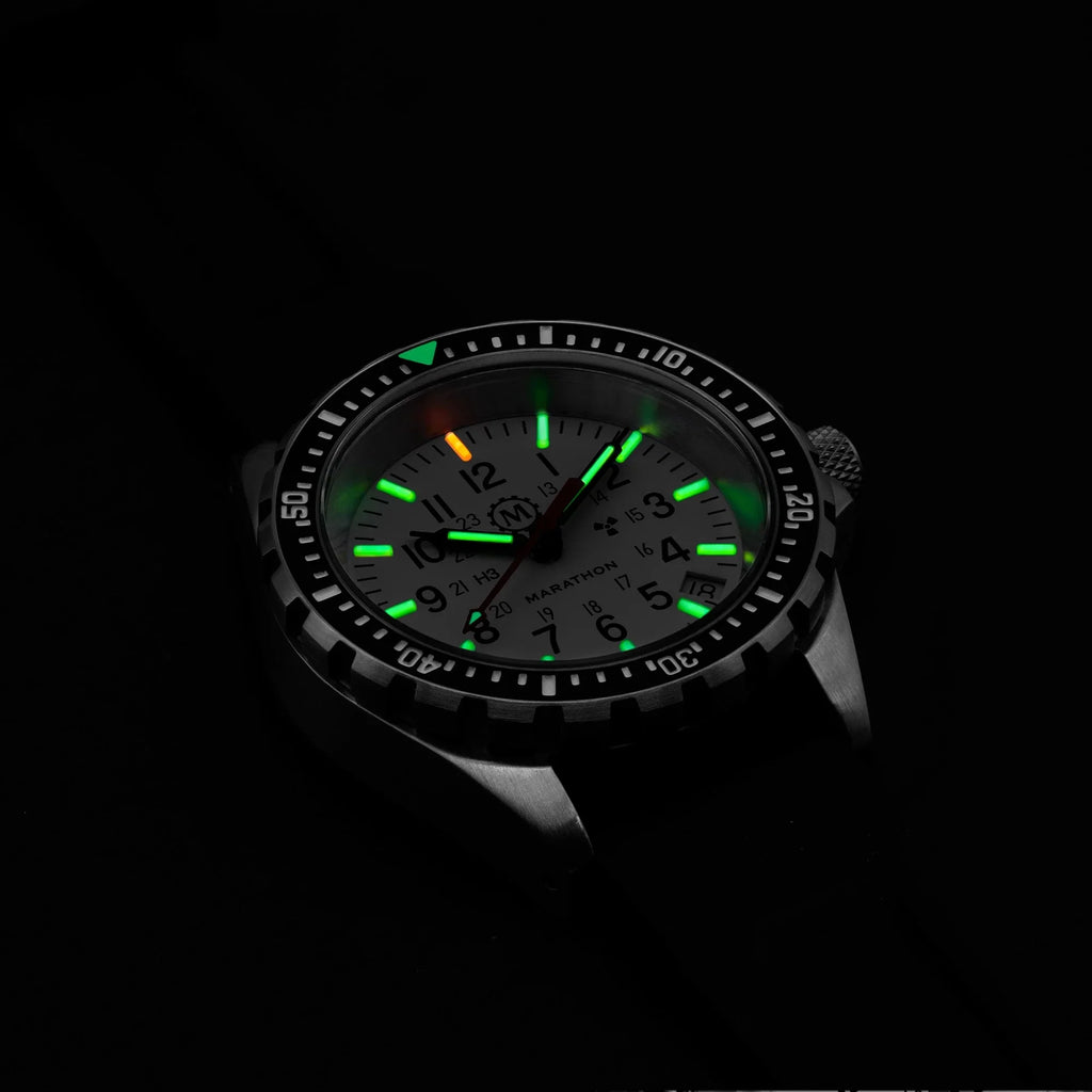 Marathon Arctic Edition Medium Diver's Quartz (MSAR Quartz) - 36mm White Dial No Government Markings Stainless Steel WW194027-WD