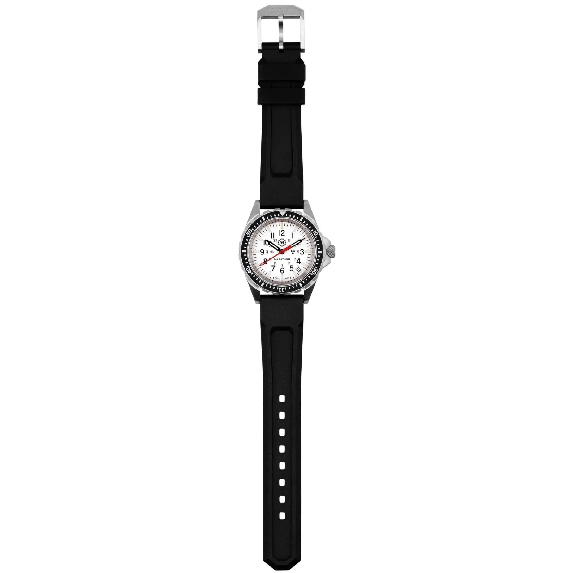 Marathon Arctic Edition Medium Diver's Quartz (MSAR Quartz) - 36mm White Dial No Government Markings Stainless Steel WW194027-WD