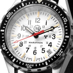 Marathon Arctic Edition Medium Diver's Quartz (MSAR Quartz) - 36mm White Dial No Government Markings Stainless Steel WW194027BRACE-MA-WD