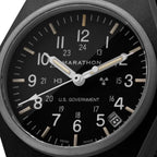 Marathon General Purpose Quartz with Date (GPQ) - 34mm US Government Marked Black WW194015BK