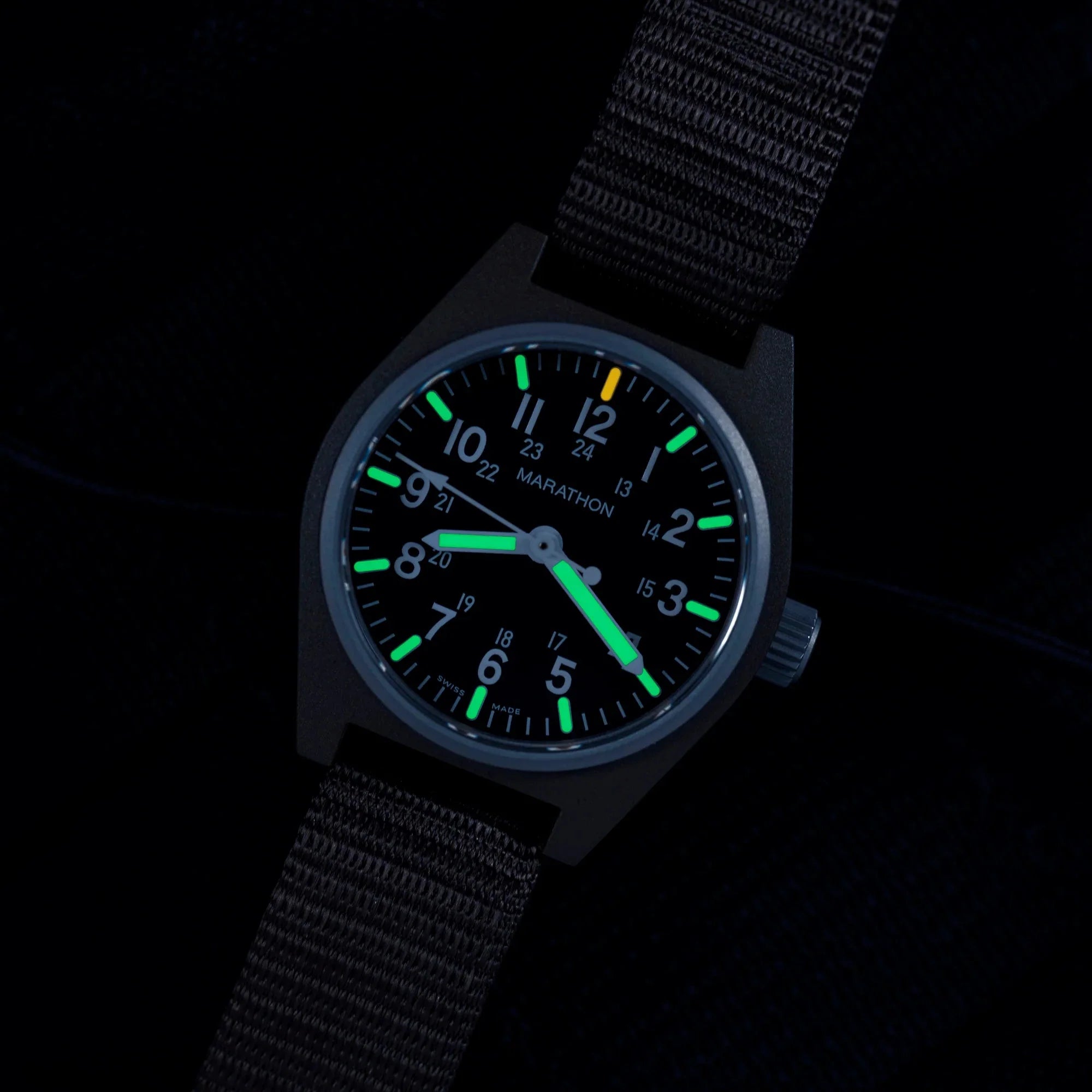 Marathon General Purpose Quartz with MaraGlo (GPQ) - 34mm No Government Markings Sage Green WW194009-SG-NGM