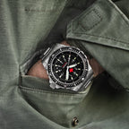 Marathon Jumbo Diver's Quartz (JSAR) - 46mm Maple Leaf dial Limited Edition Stainless Steel WW194018BRACE-MPL