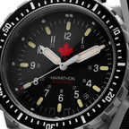 Marathon Jumbo Diver's Quartz (JSAR) - 46mm Maple Leaf dial Limited Edition Stainless Steel WW194018BRACE-MPL
