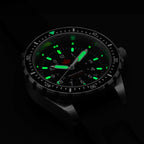 Marathon Jumbo Diver's Quartz (JSAR) - 46mm Maple Leaf dial Limited Edition Stainless Steel WW194018BRACE-MPL