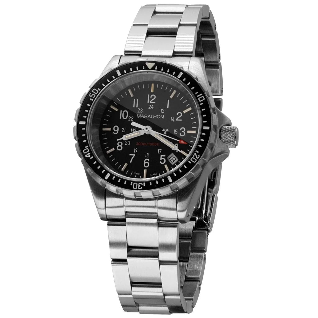 Marathon Large Diver's Quartz (TSAR) - 41mm No Government Markings Stainless Steel